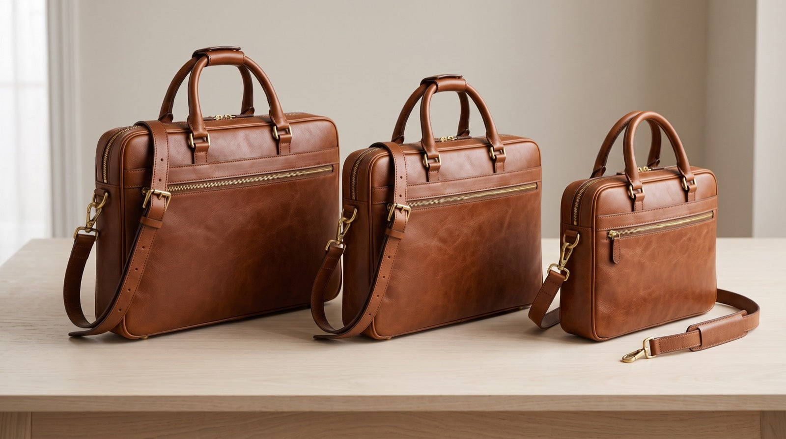 How to choose a briefcase size for a 14, 16 or 17-inch laptop