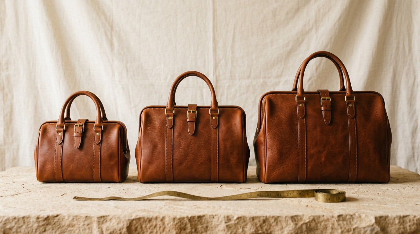 Litres, centimetres and grams on a bag