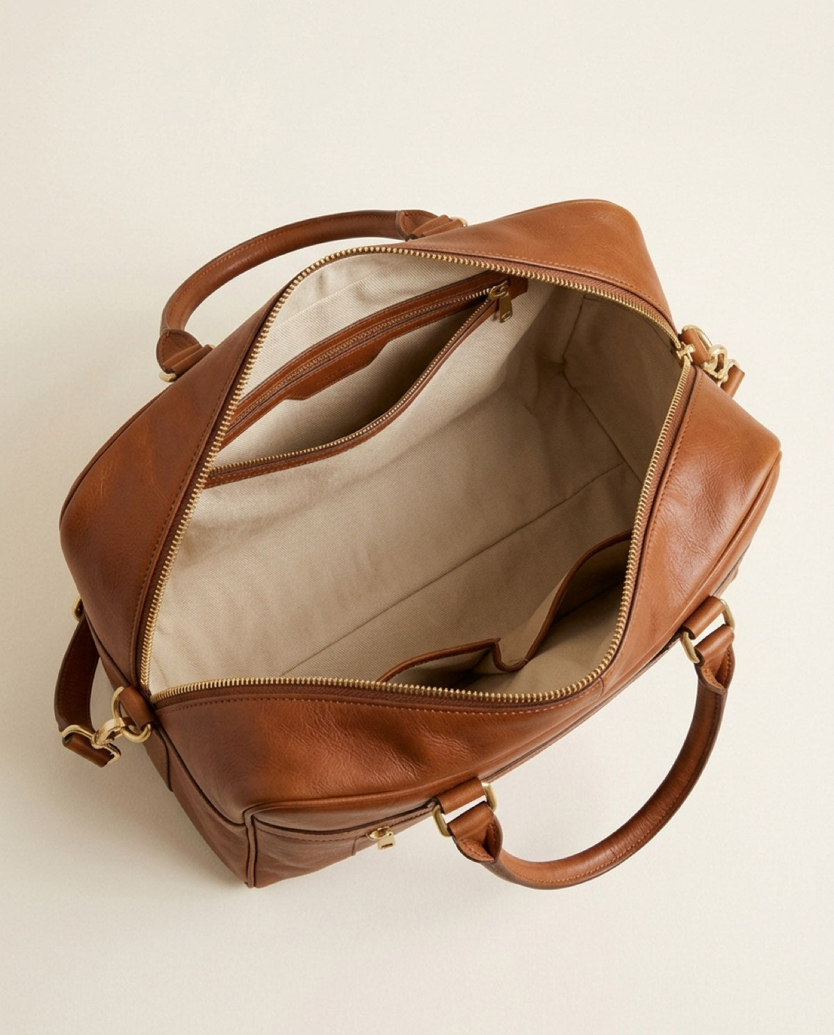 Belgrave Compact Weekender, cotton twill detail