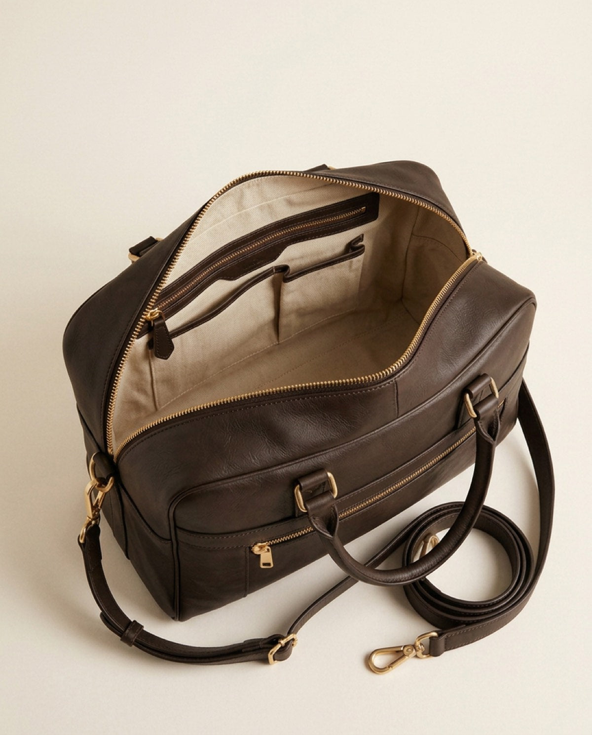 Belgrave Compact Weekender, cotton twill detail