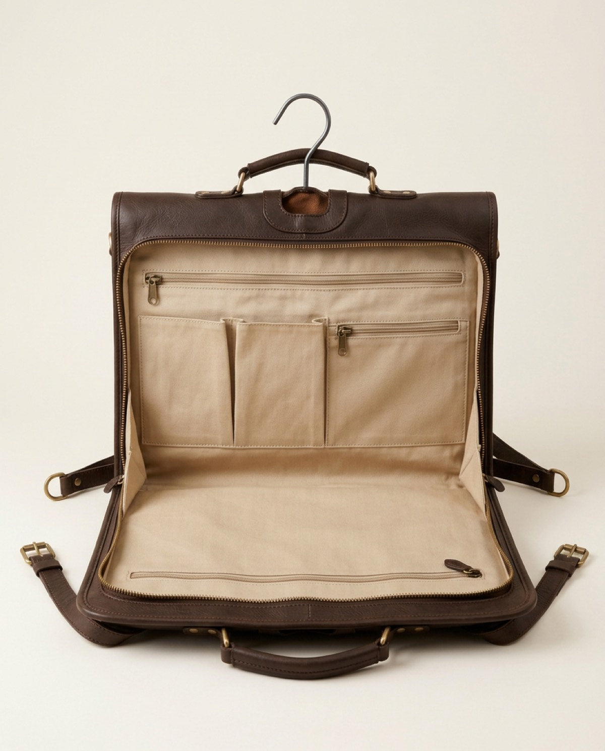 Belgrave Folding Garment Bag, cotton twill detail