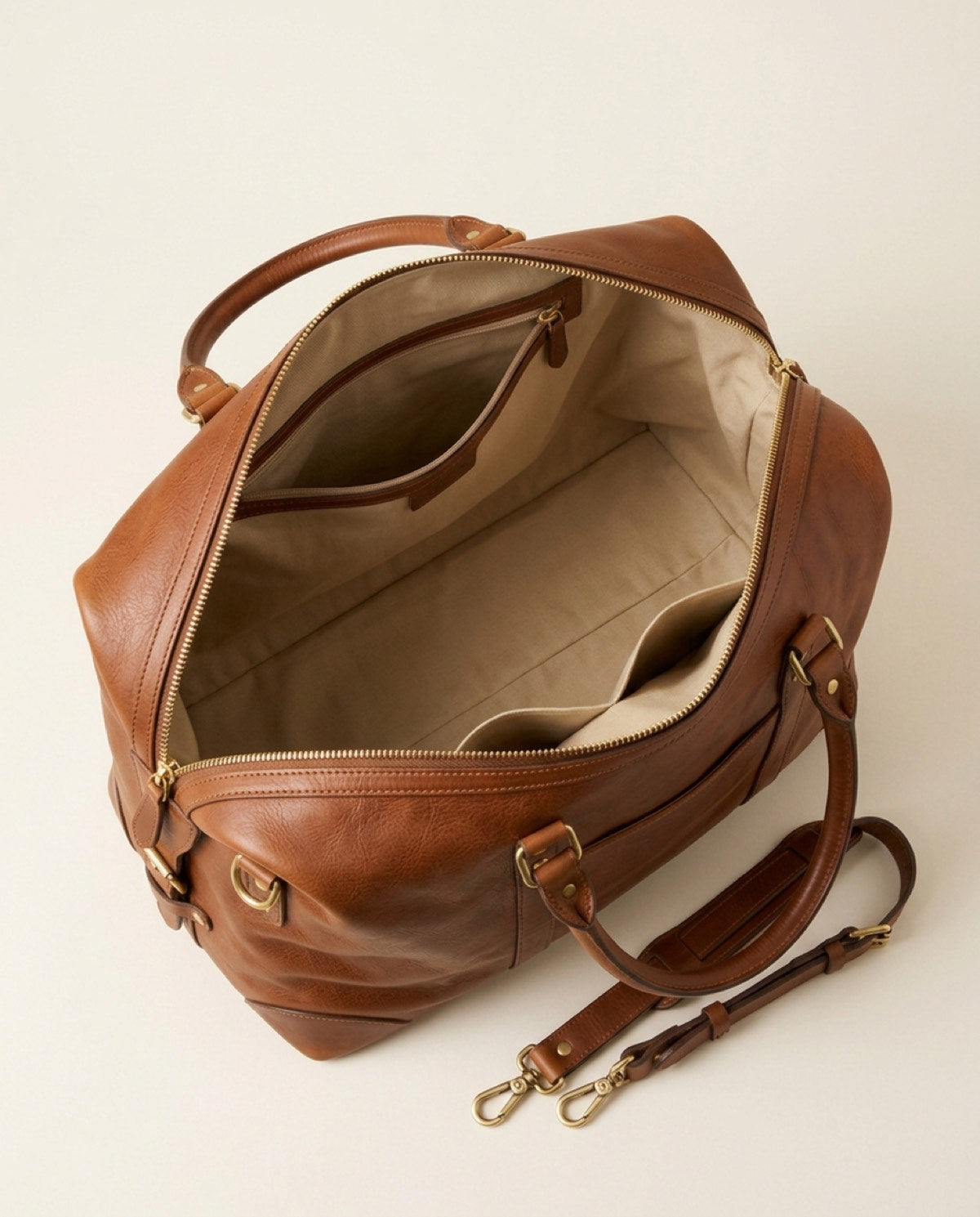 Belgrave Large Weekender, cotton twill detail
