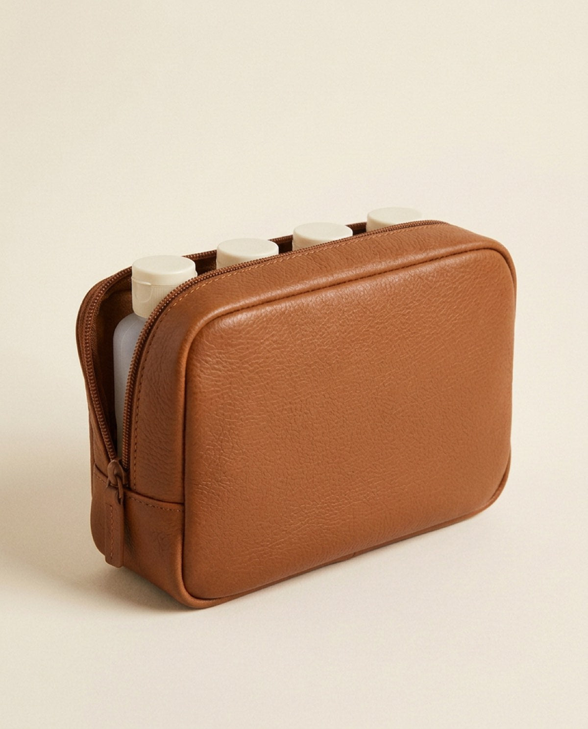 Essential Carry-On Bottle Kit, nylon zip detail