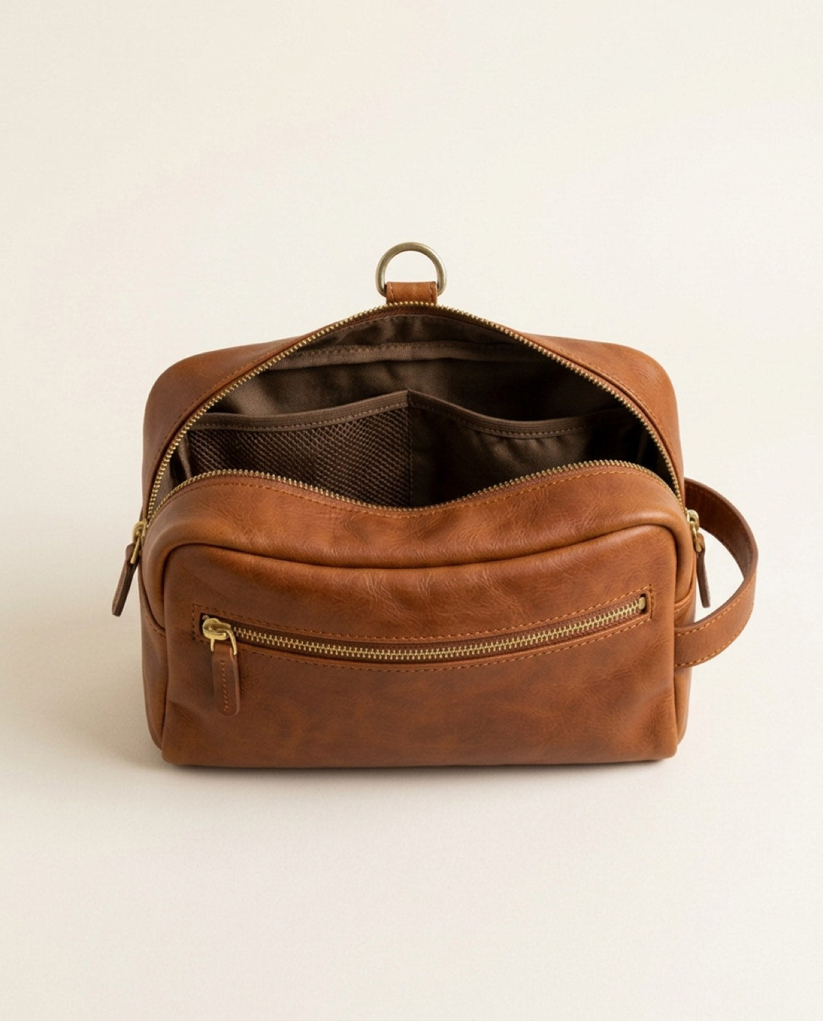 Essential Toiletry Bag, water-resistant nylon detail