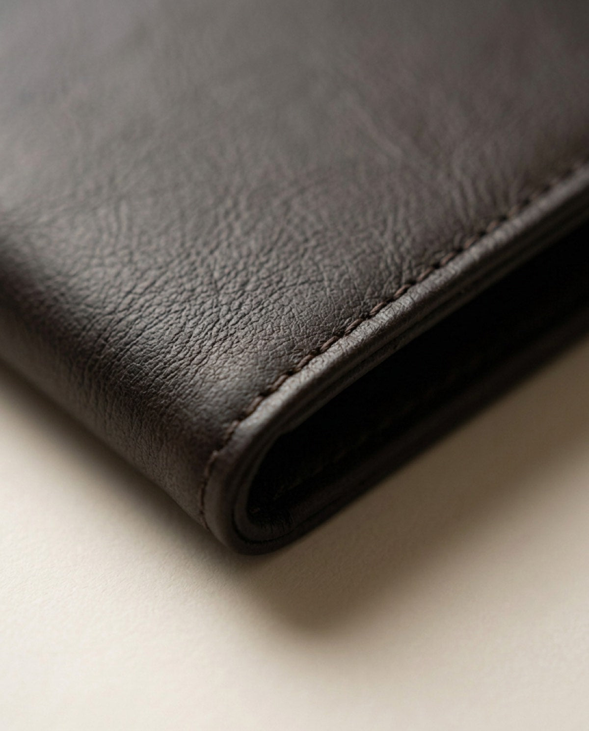 Hatton Desk Pad, leather detail