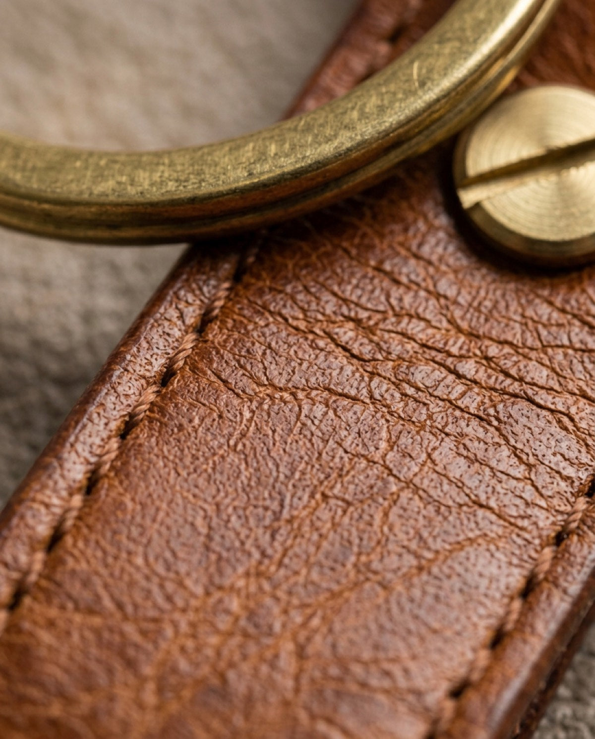 Hatton Key Holder, leather detail