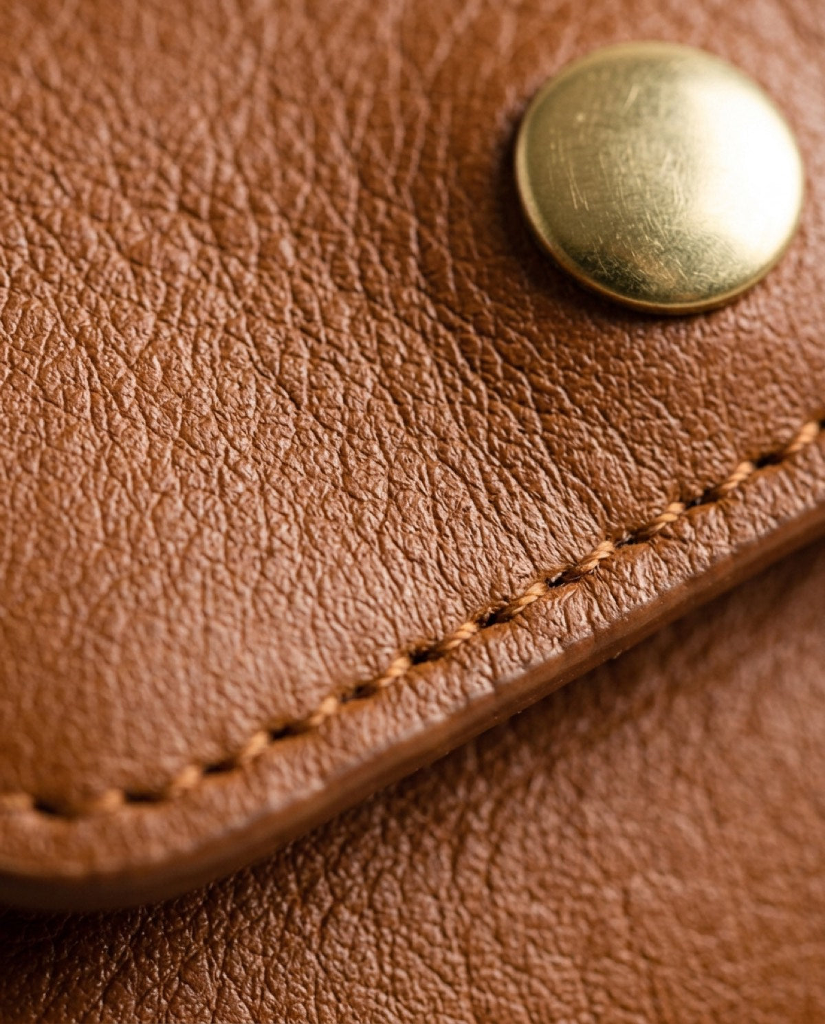 Hatton Single Watch Case, leather detail