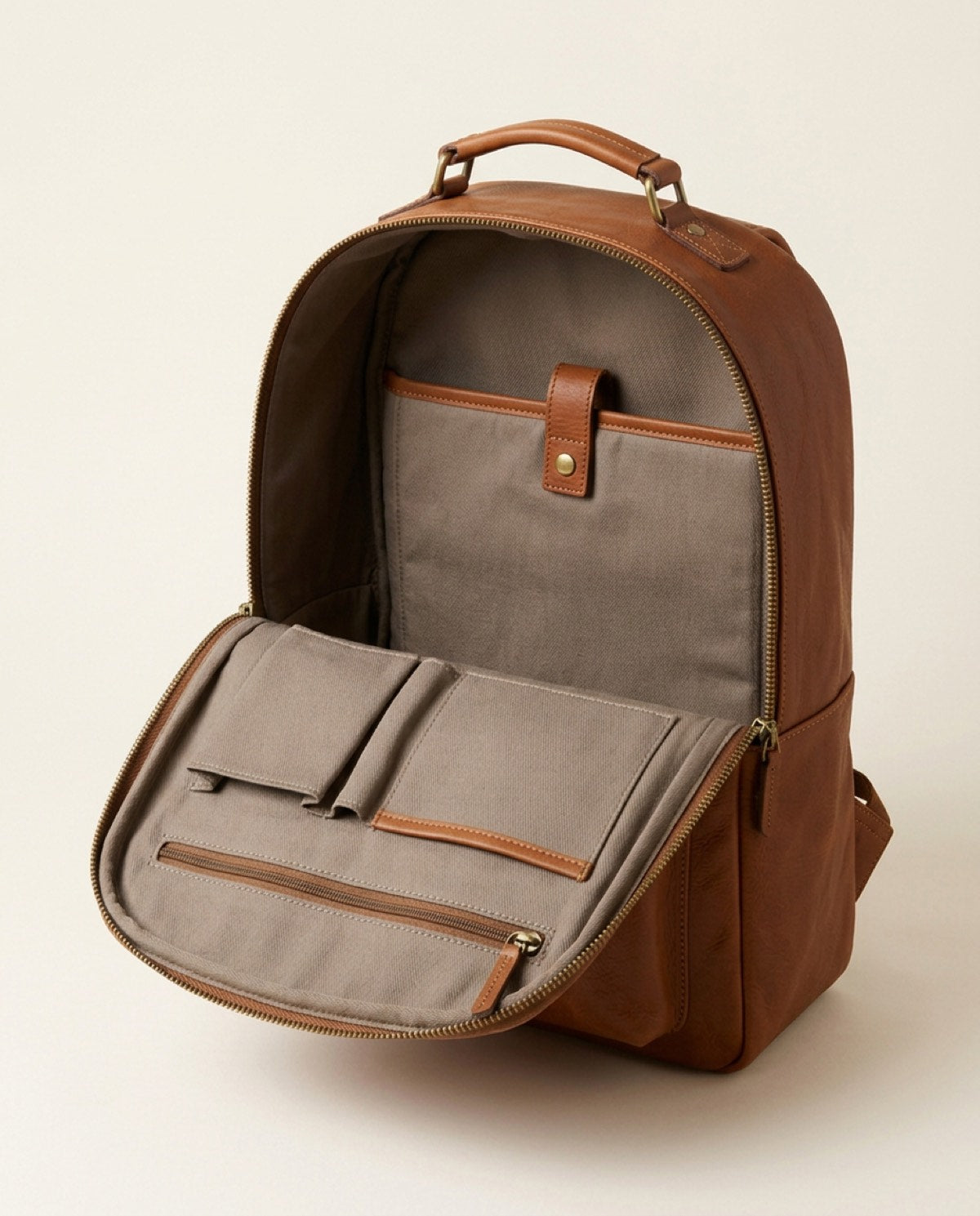 Marylebone Large Backpack, cotton twill detail