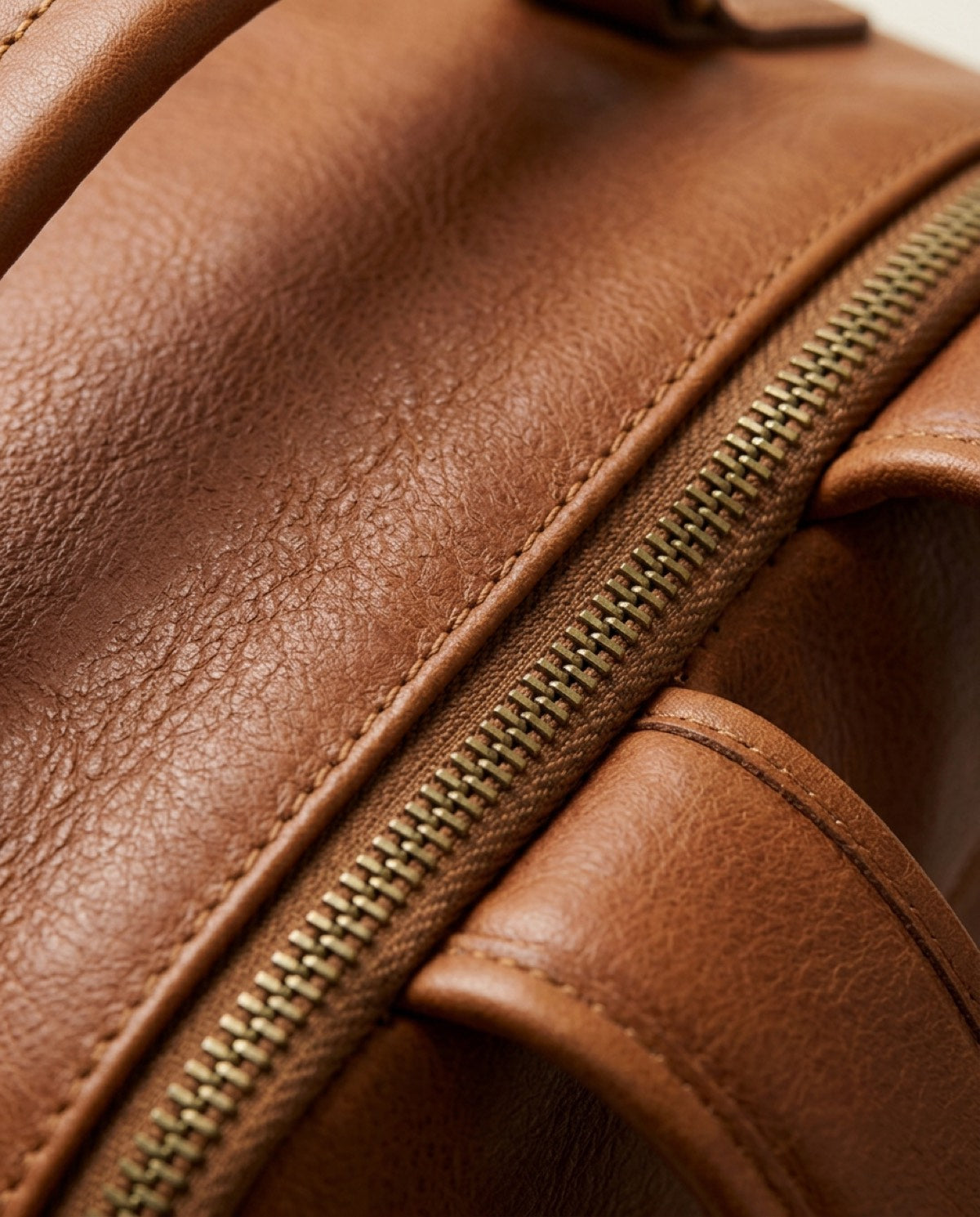 Marylebone Large Backpack, leather detail