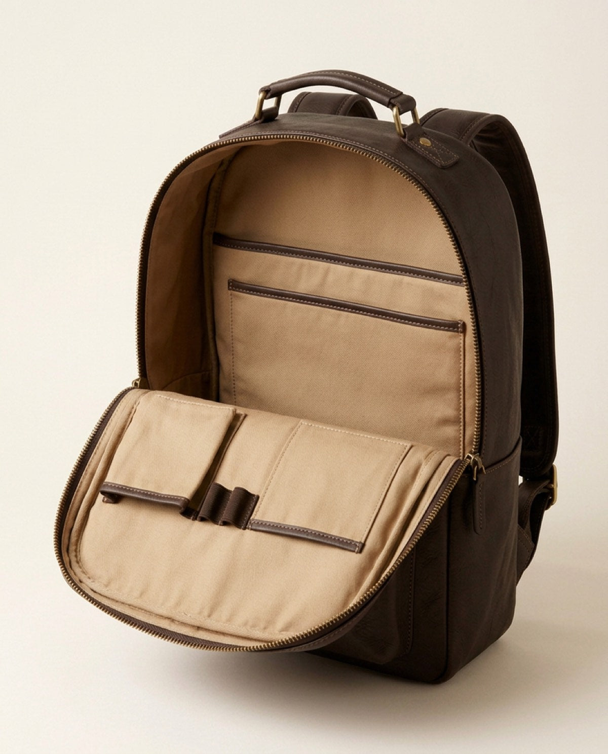 Marylebone Large Backpack, cotton twill detail